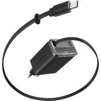 Anker Nano Ladegerät mit USB-C-Anschluss und Kabel 35 W Schwarz