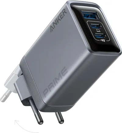 Anker Prime Power Adapter (GaN), Schwarz, USB-C + USB-A, 100W