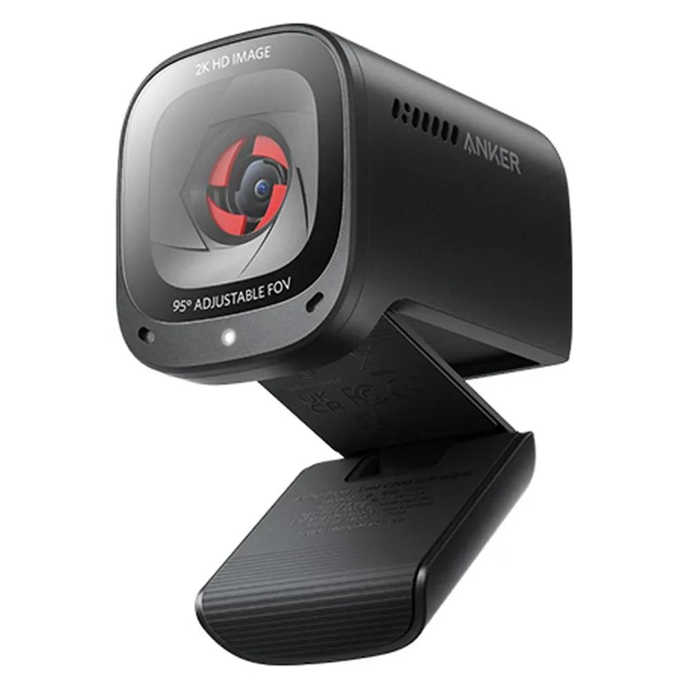 Webcam Anker A3369011 Full HD 2048x1080 USB Schwarz mit Doppel-Mikrofon