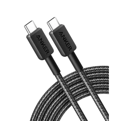 Anker USB-C auf USB-C Kabel Nylon 3m 60W Schwarz