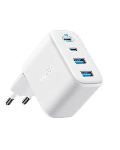 Anker Anker 50W USB C Ladegerät, 4-Port Netzteil mit 2 USB-C und 2 USB-A Smartphone-Ladegerät (Für iPhone 17 Pro Max/16/15/14/13-Serie, iPad, Pixel, Galaxy, MacBook)