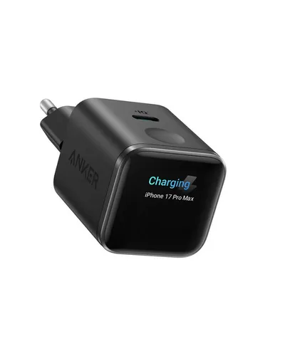 Anker Anker Nano 45W USB C Ladegerät mit Smart Display für iPhone Schnelllade-Gerät (GaN Ladegerät für iPhone 17/16/15 Serie)