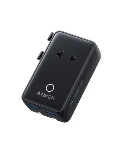 Anker Anker Nano 5-in-1 Reiseadapter Weltweit mit 2USB C, 2USB A und 1AC Adapter, Steckdosenadapter einsetzbar in über 200 Ländern
