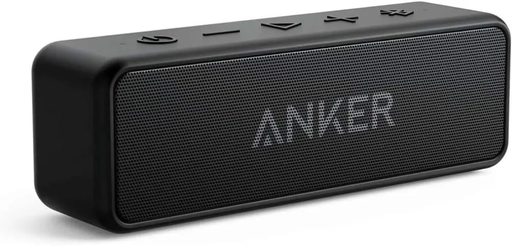 Anker SoundCore 2 Fantastischer Sound mit Dualen Bass-Treibern, 24h Akku Bluetooth-Lautsprecher 2 (Reichweite bis zu 20 m Bluetooth-Version 5.0 bis zu 24h Wiedergabezeit)
