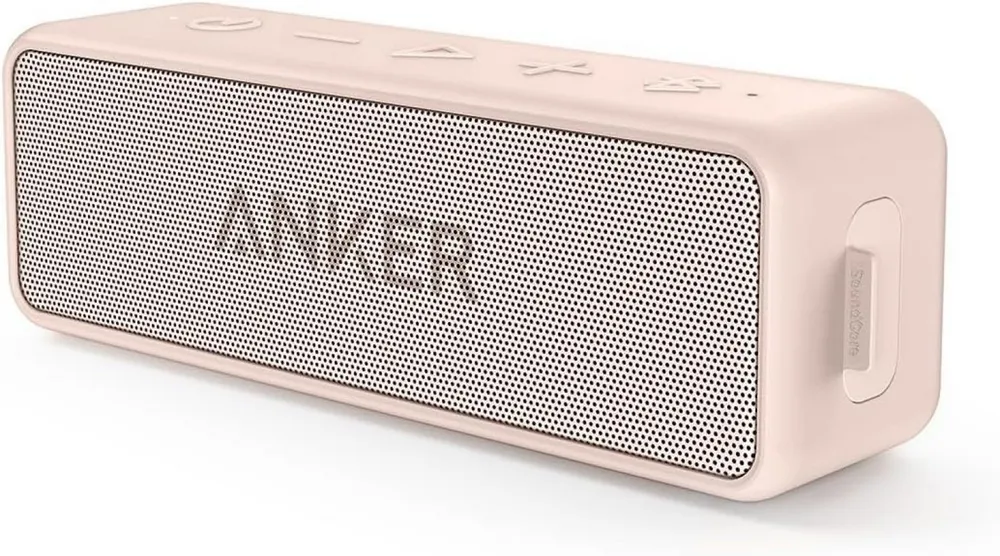 Anker SoundCore 2 Fantastischer Sound mit Dualen Bass-Treibern, 24h Akku Bluetooth-Lautsprecher 2 (Reichweite bis zu 20 m Bluetooth-Version 5.0 bis zu 24h Wiedergabezeit)