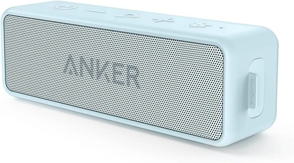 Anker SoundCore 2 Fantastischer Sound mit Dualen Bass-Treibern, 24h Akku Bluetooth-Lautsprecher 2 (Reichweite bis zu 20 m Bluetooth-Version 5.0 bis zu 24h Wiedergabezeit)