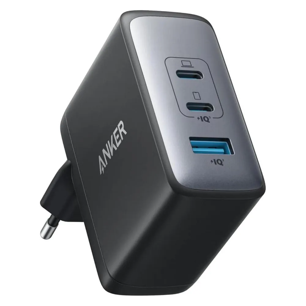 Anker Wandladegerät 2xUSB-C 1xUSB 100W Schwarz