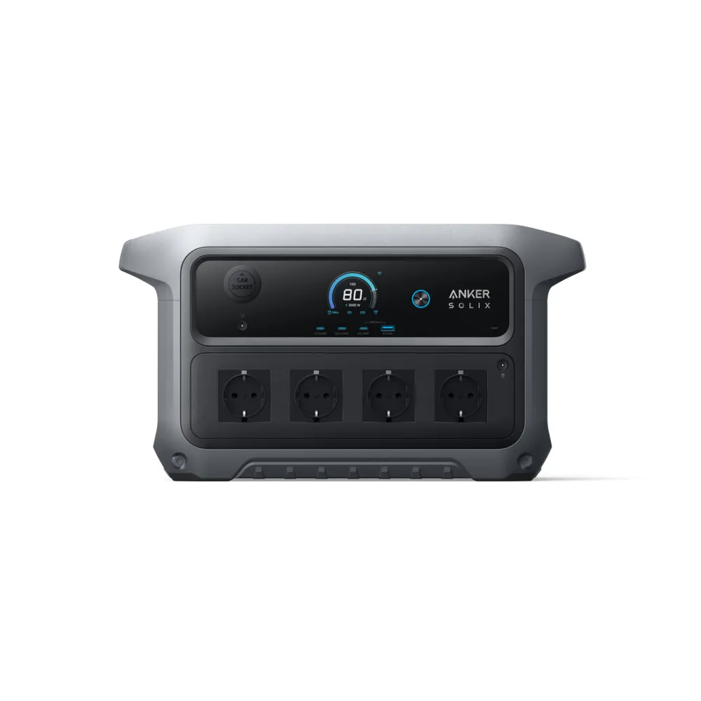 Anker SOLIX C2000 Gen. 2 (2048Wh, 2400W) - Tragbare Powerstation - Schwarz
