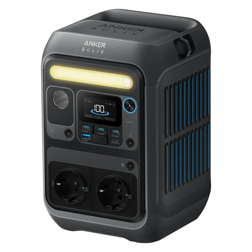Anker SOLIX C300X (288Wh | 300W) - Tragbare Powerstation - Schwarz