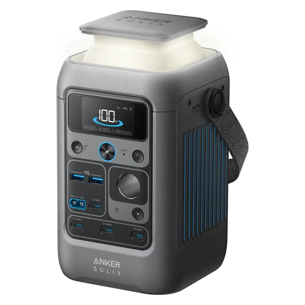 Anker SOLIX C300X DC (288Wh | 300W) - Tragbare Powerstation - Schwarz