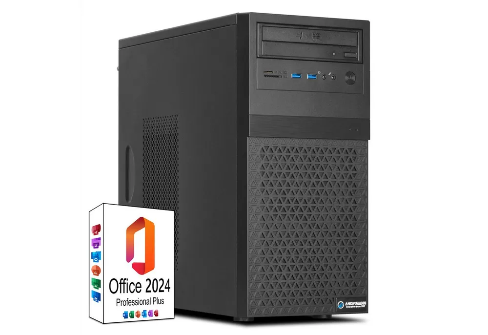 ANKERMANN-PC CAD Workstation CG02 V3 PC (Intel Core i5 14400F, Quadro M2000, 32 GB RAM, 1000 GB SSD, Luftkühlung)