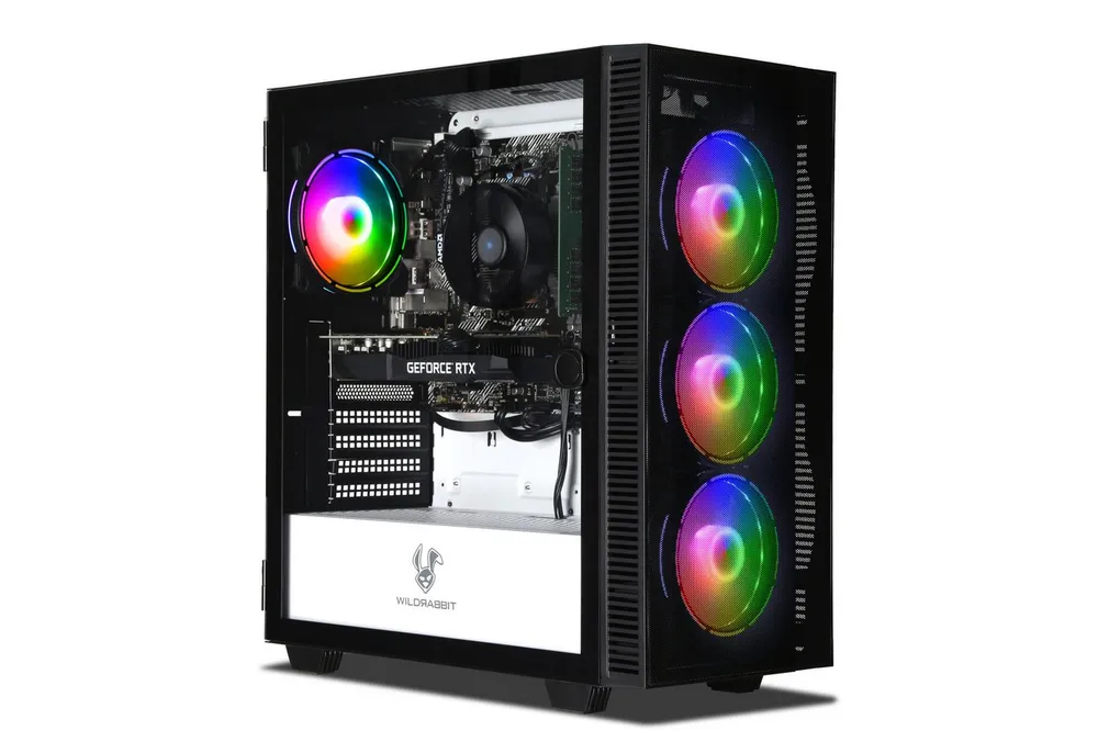 ANKERMANN-PC Phantom Gaming V3 Gaming-PC (AMD Ryzen 5 5500, GeForce RTX 3050, 16 GB RAM, 1000 GB SSD, Luftkühlung)