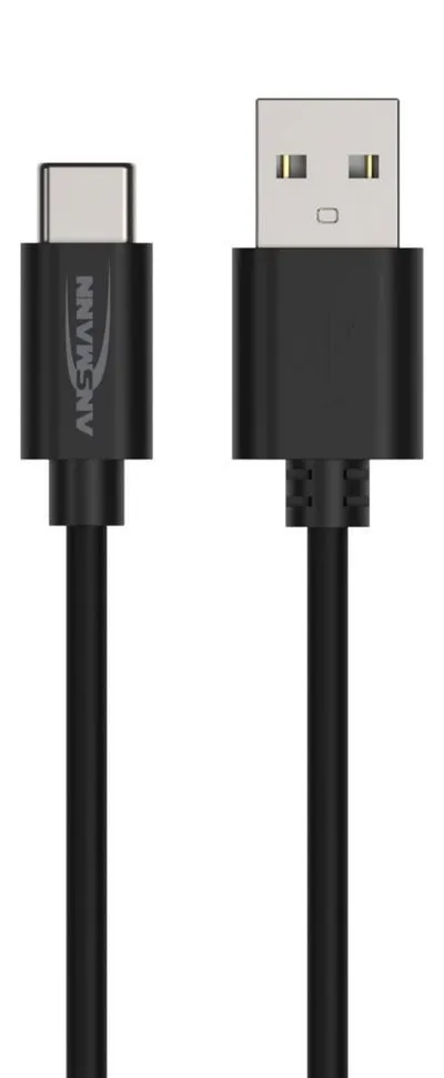 1700-0130 USB Typ-C Daten und Ladekabel 1 m, schwarz