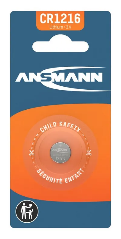 ANSMANN AG ANSMANN Lithium Knopfzelle CR1216 Knopfzelle