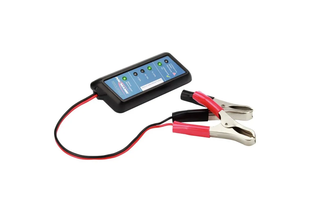 ANSMANN AG Power Check Kfz-Batterietester - Testgerät für 12V Autobatterien Akku