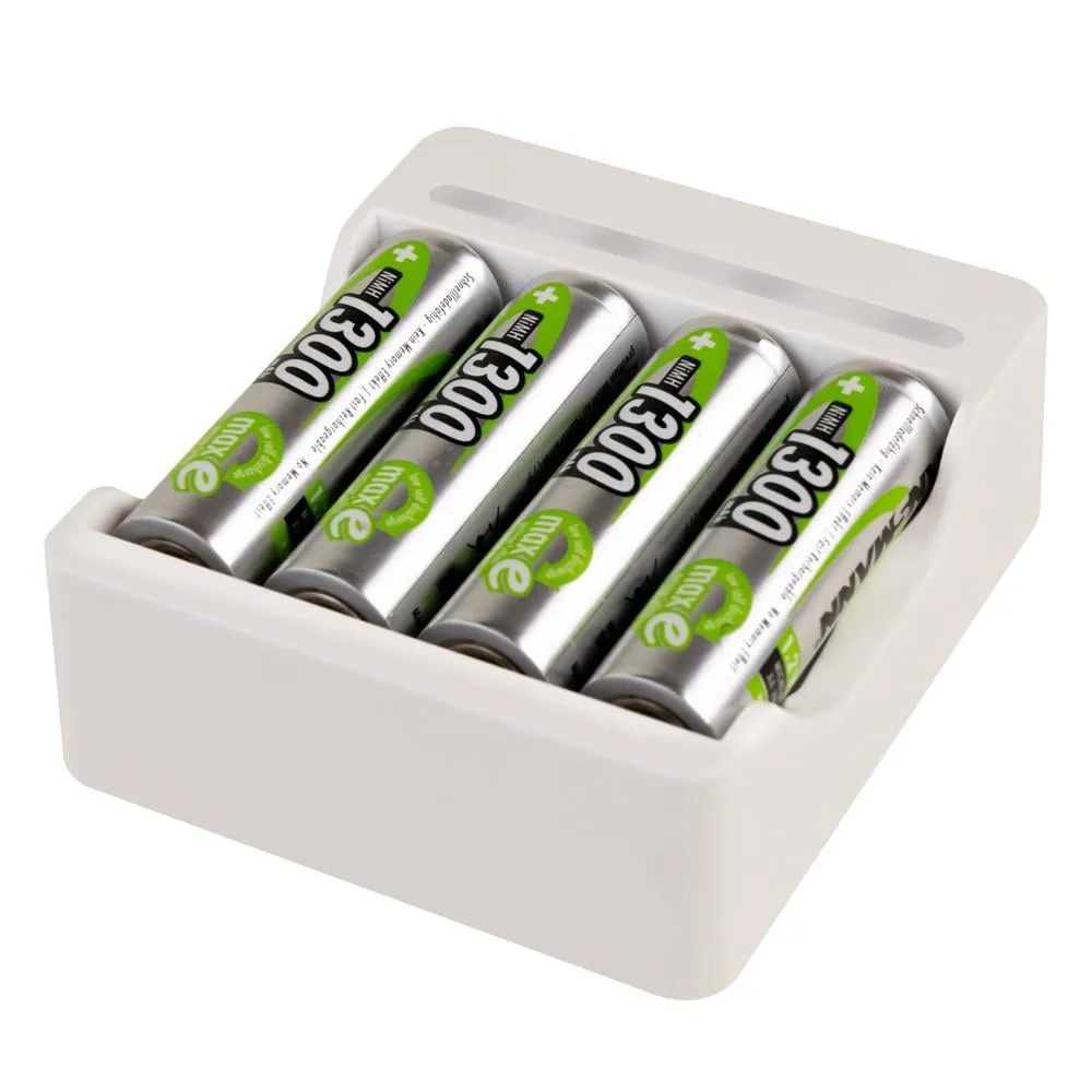 Akku-Ladegerät Basic IV + 4× AA 1300mAh