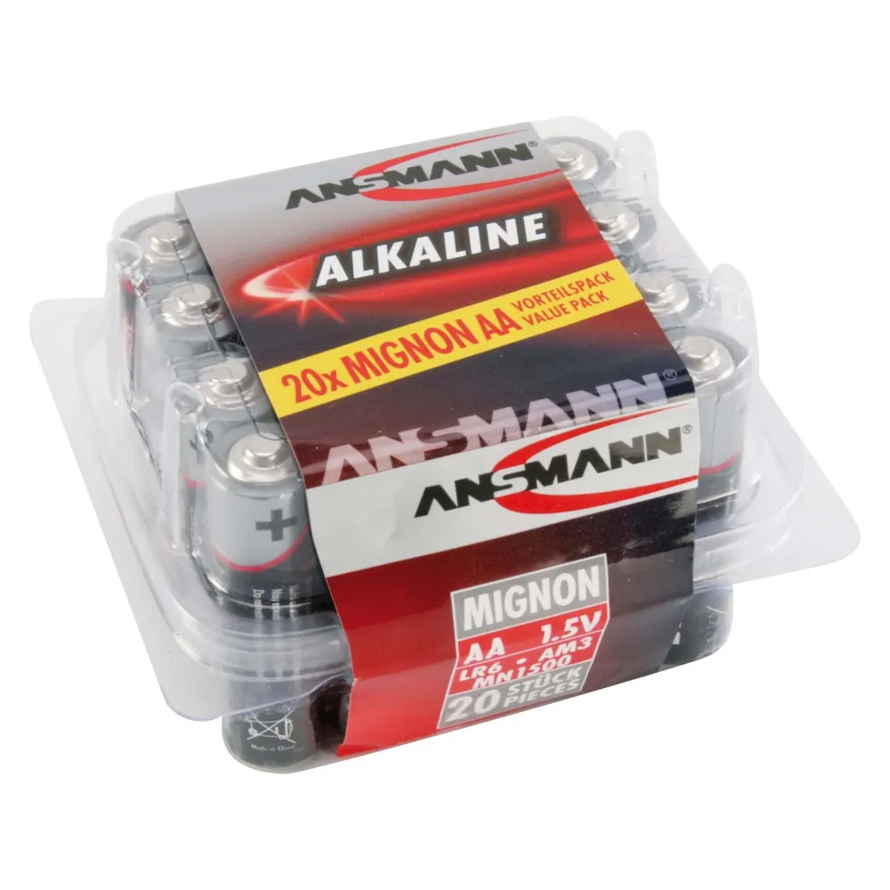Alkaline AA, 20er Box Batterie