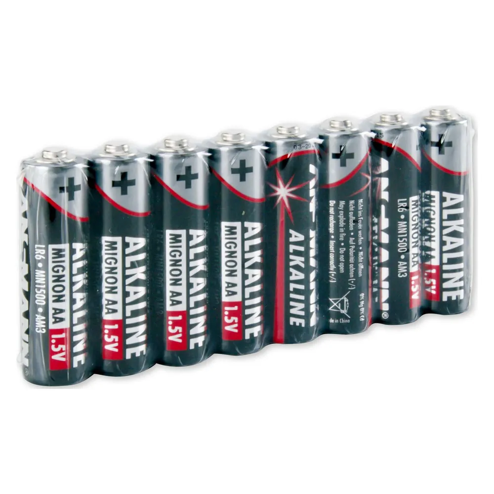 Alkaline AA, 8er Folie Batterie