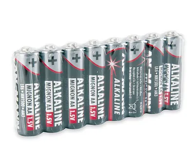 Alkaline AA, 8er Folie Batterie