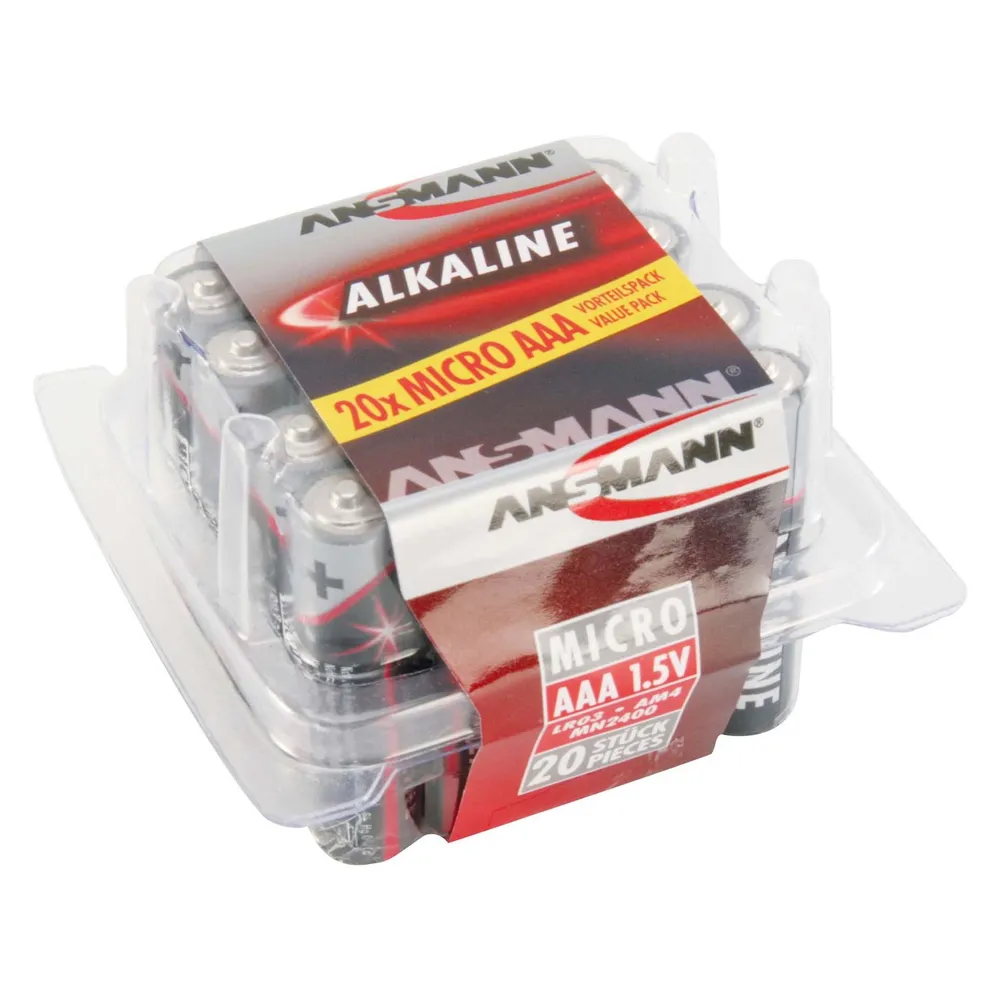Alkaline AAA, 20er Box Batterie