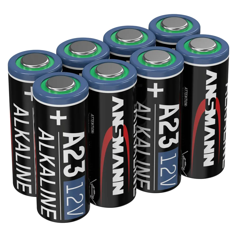 ANSMANN Batterie, Alkaline, A23 / LR23, 12 V, 8er Set