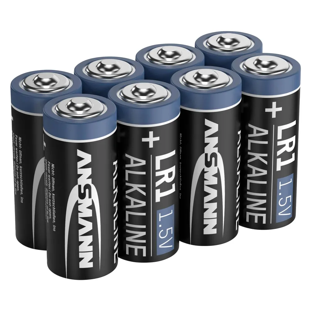 ANSMANN Batterie LR1, Alkaline, 8 Stück