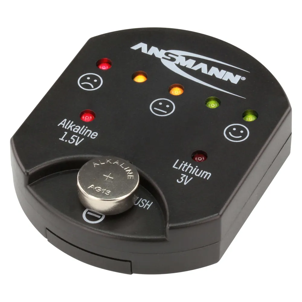 ANSMANN Batterietester für Knopfzellen