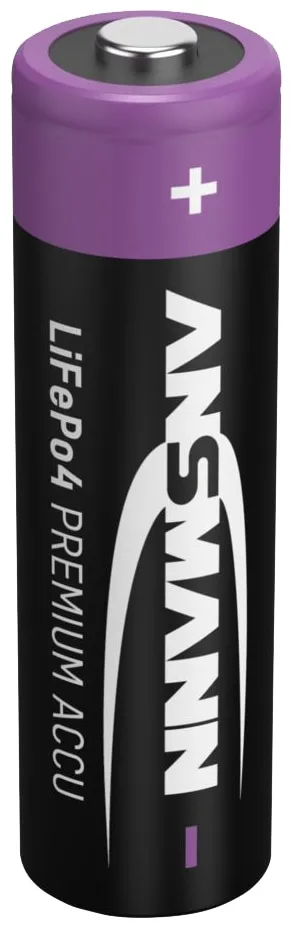 ANSMANN Li-Ion Mignon-Akku, AA, LiFePo4, 3,2 V, 500 mAh