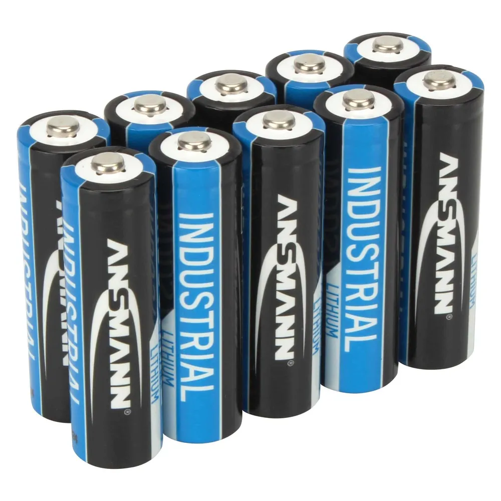 ANSMANN Lithium-Batterie, INDUSTRIAL, Mignon, 10 Stück