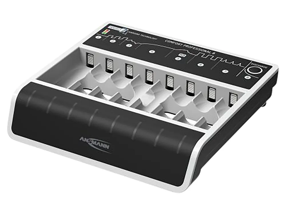 ANSMANN USB-Akku-Ladegerät Comfort Professional 8, 1...8 NiMH, für AAA/AA
