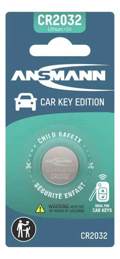 CR2032 - Car key Lithium Knopfzelle 1er Blister Batterien