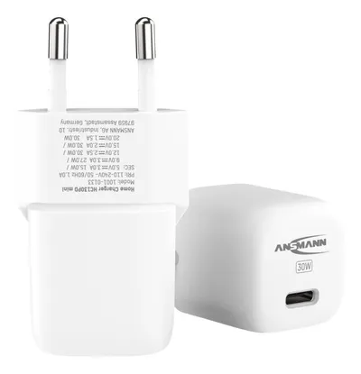 Home Charger HC130PD mini Ladegerät (USB-C), 3 A, 30 W, Weiß