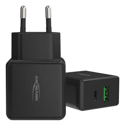 Home Charger HC218PD schwarz / 3 A / 20 W / 2 Port