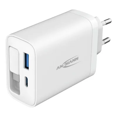 Ladegerät USB Ansmann 1001-0186 30W Power Delivery 3.0 Quick Charge Weiß