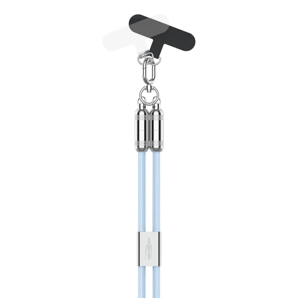 Lanyard Kabel USB Typ-C zu Lightning, 120 cm / blau