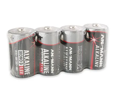 Mono D, 4er Shrink Batterie
