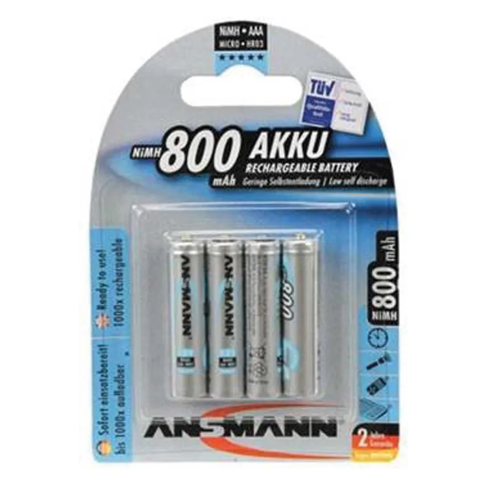 NiMH Akku Micro AAA 800 mAh maxE 4er Blister Akku