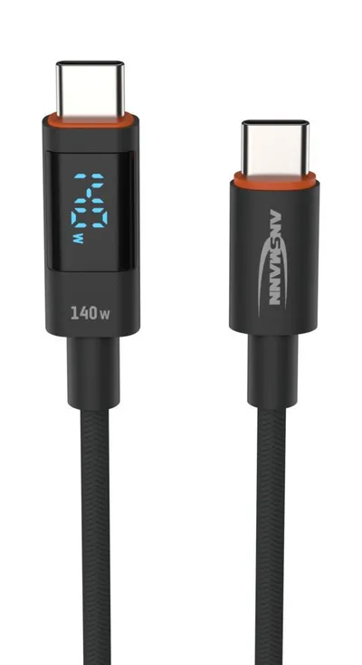 USB-C Kabel, 2 m, Grau