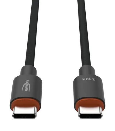 USB-C Kabel, 60 cm, Grau