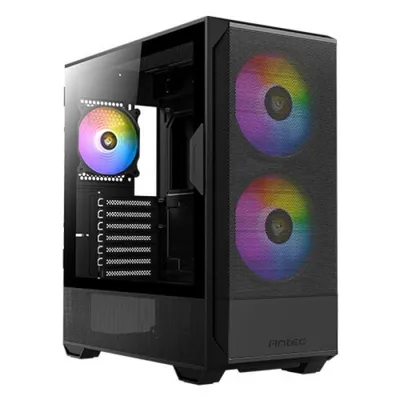 PC Gehäuse Antec NX416L Midi Tower Schwarz mit RGB Beleuchtung und USB-C PC Gehäuse Antec NX416L Midi Tower Schwarz mit RGB Beleuchtung und USB-C