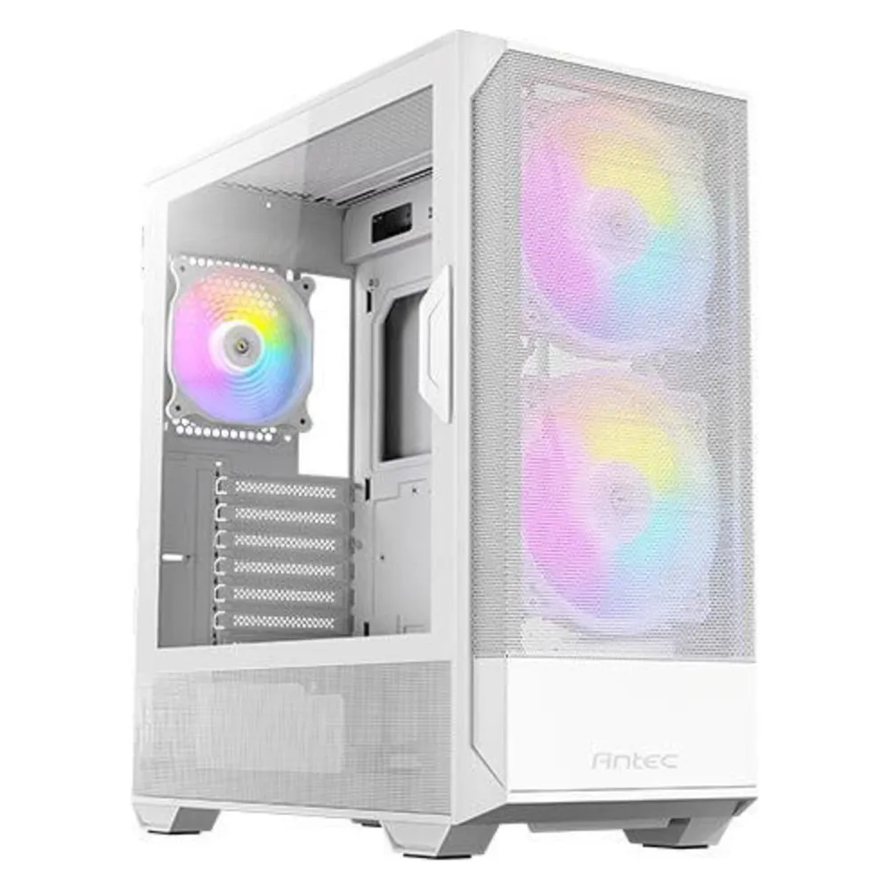 PC-Gehäuse Antec NX416L White Midi Tower Weiß RGB Lüfter USB-C PC-Gehäuse Antec NX416L White Midi Tower Weiß RGB Lüfter USB-C