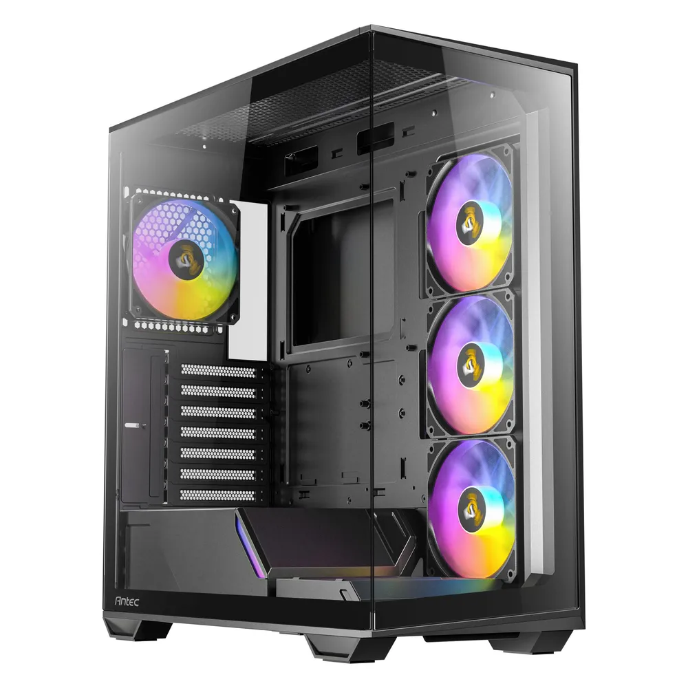 Midi Tower Antec C3 Schwarz ATX ITX Micro ATX Glas Stahl 16 cm Midi Tower Antec C3 Schwarz ATX ITX Micro ATX Glas Stahl 16 cm