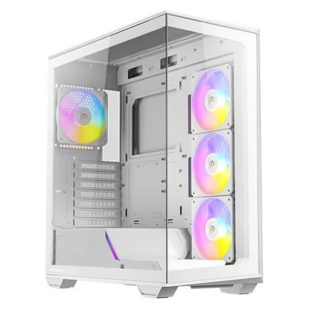 Gehäuse Antec C3 ARGB Midi Tower Weiß ATX Glas-Seitenwand RGB