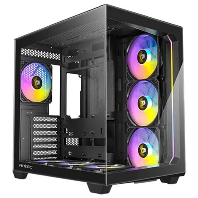 Midi Tower Antec C5 Schwarz ATX ITX micro ATX Glas Stahl PC Midi Tower Antec C5 Schwarz ATX ITX micro ATX Glas Stahl PC