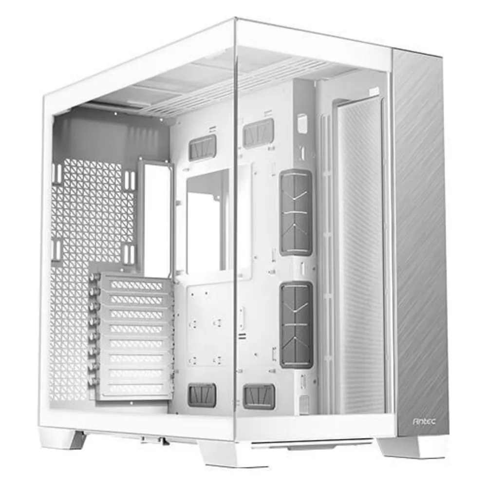 PC-Gehäuse Antec Full Tower Weiß Aluminium Glas Kunststoff Stahl PC-Gehäuse 17