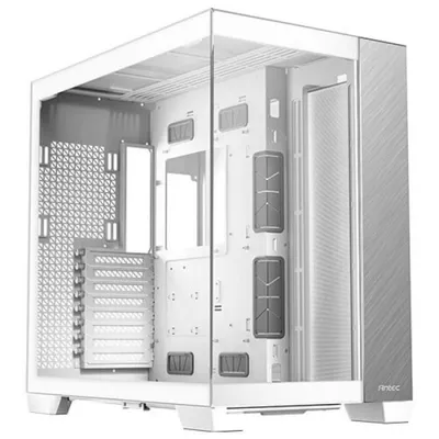 PC-Gehäuse Antec Full Tower Weiß Aluminium Glas Kunststoff Stahl PC-Gehäuse 17,5 cm