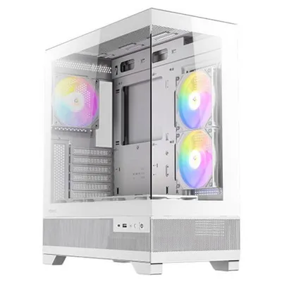 Gehäuse Antec CX700 ARGB Weiß Midi Tower Glas Seitenpanel ATX USB-C