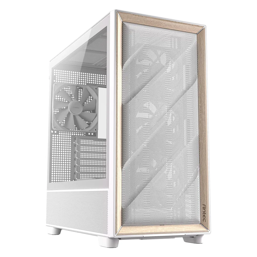 PC Gehäuse Antec FLUX Midi Tower Weiß 3x120mm Front 1x140mm Rückseite PC Gehäuse Antec FLUX Midi Tower Weiß 3x120mm Front 1x140mm Rückseite