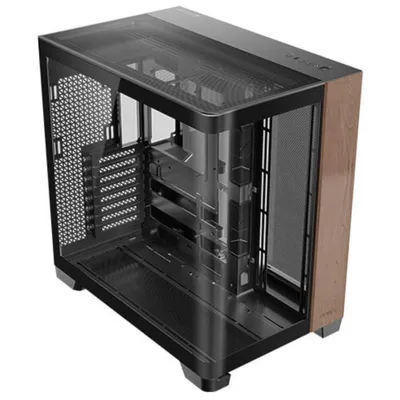 PC-Gehäuse Antec C8 Curve Wood Full Tower Schwarz Transparent Holz PC-Gehäuse Antec C8 Curve Wood Full Tower Schwarz Transparent Holz
