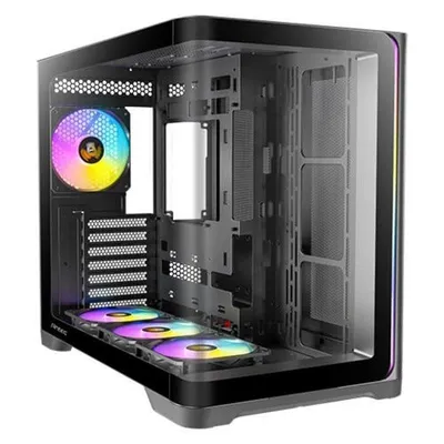 PC-Gehäuse Antec C5 Curve ARGB ATX USB-C Glas Schwarz